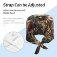 thumbnail image 3 of Vsdgher Bald Eagle Soldier Men Women Adjustable Cap Working Hat Tie Back Cap, Work Cap, 3 of 7