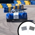 thumbnail image 4 of fastboy 10 Pieces Checkered Flag Racing Printed Black White Handheld Waving Banners Decorations Event Motorcycle Game Party, 4 of 6