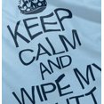 thumbnail image 3 of Keep Calm and Wipe New Parents Humor Romper Boys or Girls Infant Baby Brisco Brands 12M, 3 of 7