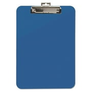 Baumgartens Unbreakable Recycled Clipboard 1/4" Capacity 8 1/2 x 11 Blue 61623