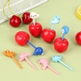 thumbnail image 5 of 8pcs/set Cute Dolphin Fruit Fork Kids Snack Dessert Decoration Forks Toothpick Lunch Salad Decoration Cake Picks, 5 of 19