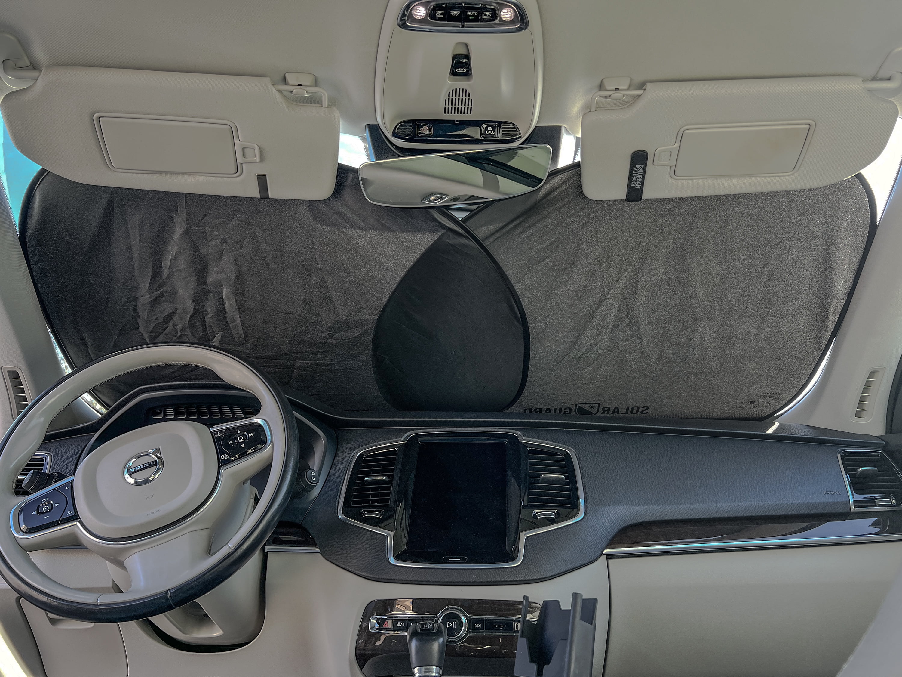 SolarGuard 4-Piece Automotive Reflective Sunshade Kit for Windshield and Side Windows