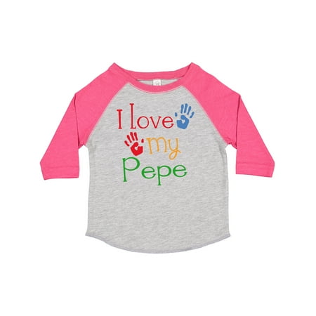 

Inktastic Pepe Grandkids Handprints Boys or Girls Toddler T-Shirt