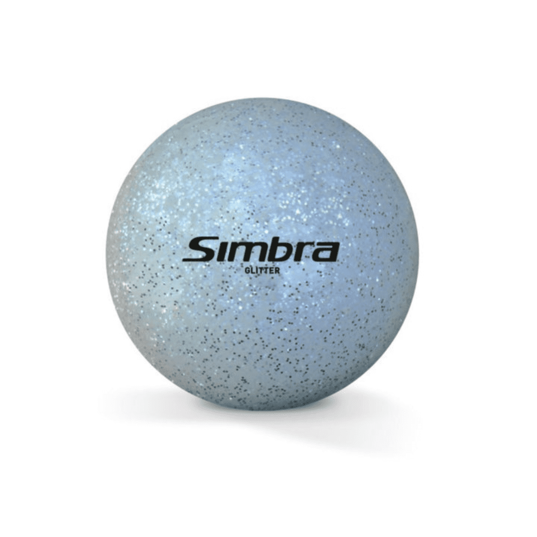 Simbra Field Hockey Ball Glitter Shiny PVC HollowCore, SuperSmooth, Stickhandling, Shooting