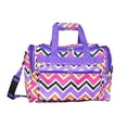 thumbnail image 2 of World Traveler 16-inch Carry-On Duffel Bag - Purple Trim Chevron Multi, 2 of 5