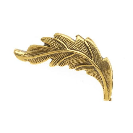 Rings Leaf Clasp - Nunn Design Antiqued 24kt Gold Plated Leaf Toggle Clasp Bar 25mm (1)