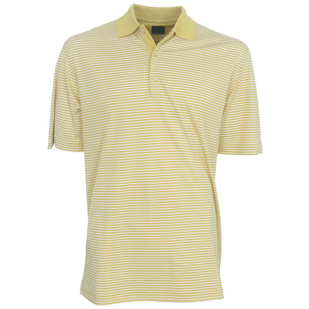 Greg Norman Men's Tech Performance Bar Striped Polo Golf Shirt, Brand New -  - Walmart.com