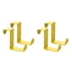 thumbnail image 2 of Kearding 2pcs Over Door Hooks Multifunctional Cabinet Office Z-shaped Hangers Hanger Nail-Free Kitchen Rack Sturdy Metal Towel Clasp amarillo 2piezas Kearding CBP001063, 2 of 5