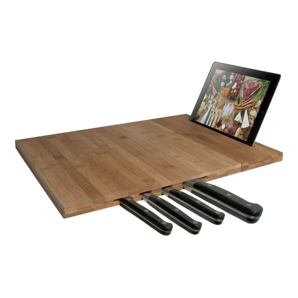 CTA Digital Cutting Board with Stand Chopping board Size 14.13 in x