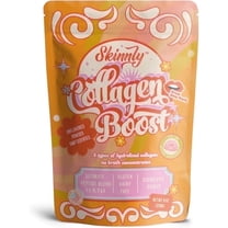 Skinnly Multi Collagen Protein Powder, 5 Types (I, II, III, V, X), Grass-Fed Beef & Wild-Caught Fish, Unflavored, Non-GMO & Keto, 8 oz