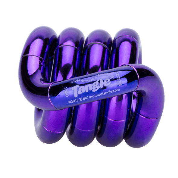 metallic tangle toy
