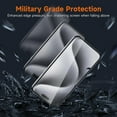 thumbnail image 5 of 3-Pack for Privacy Screen Protector for iPhone 15 Pro Max / 15 Plus 6.7 inch, Sensor Protection,9H Full Coverage Screen Tempered Glass Anti-Spy No Bubbles Case Friendly, 5 of 6
