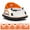 Orange, variant on Luku 12V Kids Ride-On Bumper Car with Remote Control, 360° Spin, LED Lights, Music, USB Port, Battery Indicator, Dual Joysticks, for Toddlers & Children