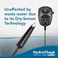 thumbnail image 4 of HydroCheck Electronic Sewage Pump Switch HC5000T: Easy Install, No Pit Opening, No Cleaning, No Moving Parts! Compatible with All Pumps & Pit Sizes. Programmable Cycle & Built-in Alarms - MADE IN USA, 4 of 5