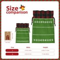 thumbnail image 3 of Rocae American Football Field2 Print Christmas Drawstring Linen Gift Bag with Drawstrings Treat Bag Goody Present Bags for Christmas Party Favor, 3 of 8
