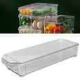 thumbnail image 1 of Clear Plastic Pantry Organizer Bins, Large Capacity Multifunctional  Plastic Transparent Food Storage Bins for Home Kitchen, 1 of 8