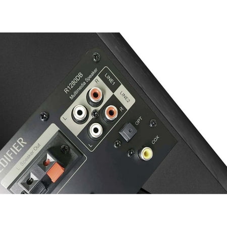 Edifier - R1280DB Powered Bluetooth Bookshelf Speakers, Computer Speakers - 42W RMS Optical Input - Wireless Studio Monitors - Black