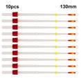 thumbnail image 4 of Wweixi 10pcs Top Tip Ice Fishing Rods Section Bobber Indicator Pole Extension Parts Accessory Outdoors Light Plastic Durable 130mm, 4 of 8