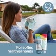 thumbnail image 2 of ZenToes Moisturizing Gloves with Gel - Dry Hands Treatment - 1 Pair  (Fuzzy Mint Green), 2 of 7