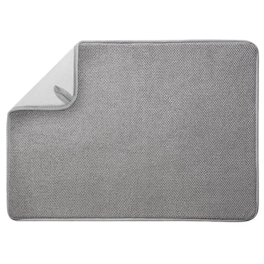 Dish Drying Mat XL, Absorbent Microfiber, Extra Large 18”x24” Perfect for Kitchen Counter Pots Pans, Dish Drying Pad for Kitchen Countertop