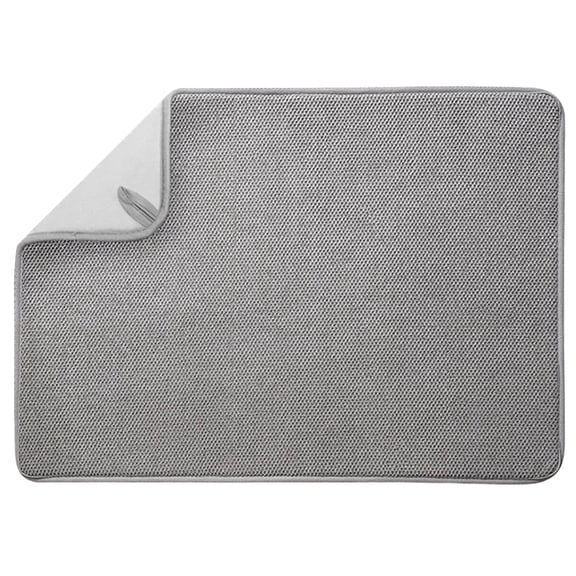 Dish Drying Mat XL, Absorbent Microfiber, Extra Large 18”x24” Perfect for Kitchen Counter Pots Pans, Dish Drying Pad for Kitchen Countertop