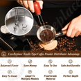 thumbnail image 3 of Tamper, Arc Designed Coffee Distributor For Even Extraction, Comfortable Use, And Rustproof Performance In Home Brewing, Black (5.6 Inches), 3 of 7