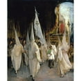 thumbnail image 3 of Gonzalo Bilbao Martínez 15x18 Black Modern Framed Museum Art Print Titled - Procession of the Seven Words (1902), 3 of 5