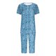 thumbnail image 3 of Sexy Pijama Conjunto para las Mujeres Cuello Redondo Blusa de Manga Corta Y Pantalones, Traje de Moda Casual para el Hogar Y Diario, 3 of 4