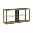 thumbnail image 3 of Liberty Furniture Bayhill Trellis Sofa Table for Living Room - Honey w/ Black Metal Accents, 3 of 9