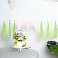 thumbnail image 4 of BalsaCircle 72" Tissue Paper Garland Wedding Party Decorations Apple Green, 4 of 8