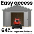 thumbnail image 2 of Handy Home Products Astoria 12 ft. x 12 ft. Wood Storage Shed (Floor Included), 2 of 7