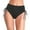 Black, variant on TSADFHJI Pantalon Femme Jeans Women Vintage Print Low Waist Brazilian Bikini Bottom Swimwear Briefs Beachwear Brazilian Bikini Bottom Side Tie Thong Bathing Swimbottom L White