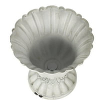 WHAMVOX  White Old Vase Vintage French Country Pots Rustic Decor Flower Antique Office Man