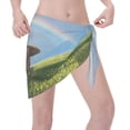 thumbnail image 3 of Geaub Elephant Dog Women's Short Wrap Skirt, Beach Sun Protection Shawl, Swimsuit Bra, Swimwear Tunic, 3 of 7