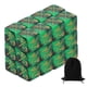 thumbnail image 1 of Juego de 24 contadores de dados mágicos, set de dados de token D6 de acrílico, verde y negro, 1 of 6