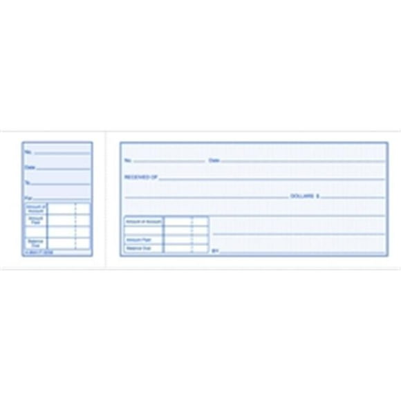 Adams 9641ABF Money Receipt Book, 1-part with tear-off stub,2.75x7.94, 50 per BK