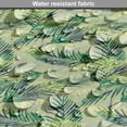 thumbnail image 5 of Palm Leaf Dog Crate Cover, Jungle Rainforest Pattern Hand Drawn Green Foliage, Easy to Use Pet Kennel Cover for Medium Large Dogs, 35" x 23" x 27", Green Apple Green, by Ambesonne, 5 of 6