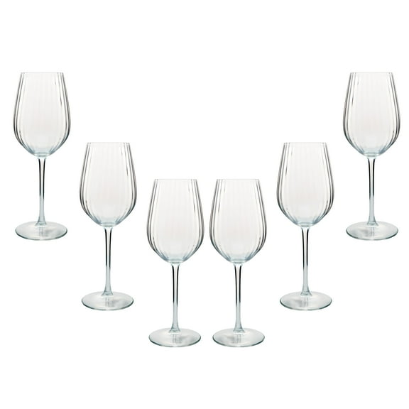 Set de 6 Copas de Vidrio Francés Ambient 21 Juego Copas para Vino 350 mililitros con Caja de Regalo