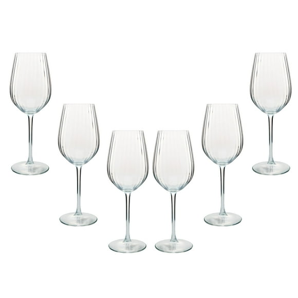 Set de 6 Copas de Vidrio Francés Ambient 21 Juego Copas para Vino 350 mililitros con Caja de Regalo