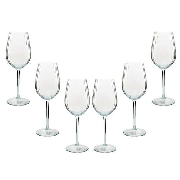 Set de 6 Copas de Vidrio Francés Ambient 21 Juego Copas para Vino 350 mililitros con Caja de Regalo