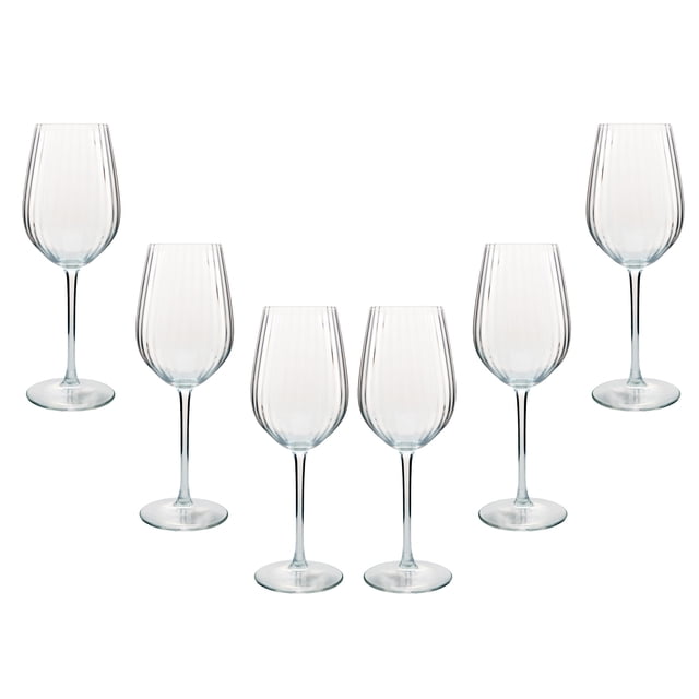 Set de 6 Copas de Vidrio Francés Ambient 21 Juego Copas para Vino 350 mililitros con Caja de Regalo