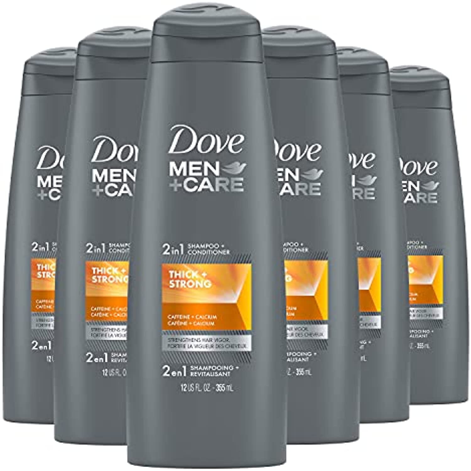 Dove Shampoo and Conditioner 12 FL OZ (Pack of 6)