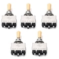 thumbnail image 1 of 5X Solid Knob Shaft Box Style for Sg 3 Way Pickup Selector Toggle Switch, Beige Tip, 1 of 6