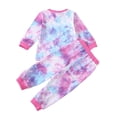 thumbnail image 3 of Zshosam Toddler Girls Clothes Baby Girl Fall Outfits Long Sleeve Sweatshirt Pants Sets Winter Sweatsuit Clothing for Girl(Light Purple,1-2 Years), 3 of 9