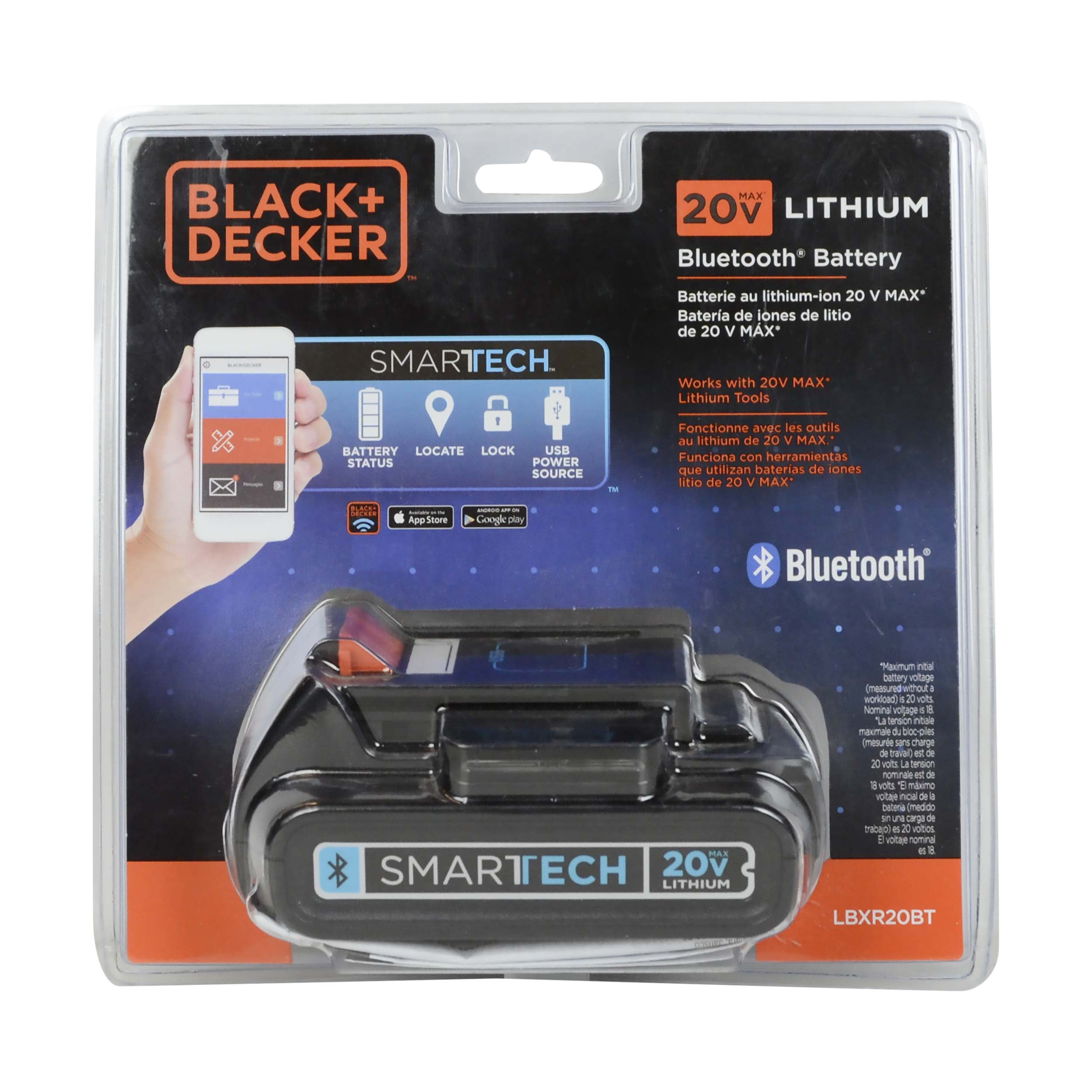 Black & Decker LBXR20BT 20V Max Smartech Lithium-Ion ...