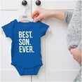thumbnail image 5 of Best Son Ever Relatives Family Bodysuit Jumper Boys Infant Baby Brisco Brands 6M, 5 of 6