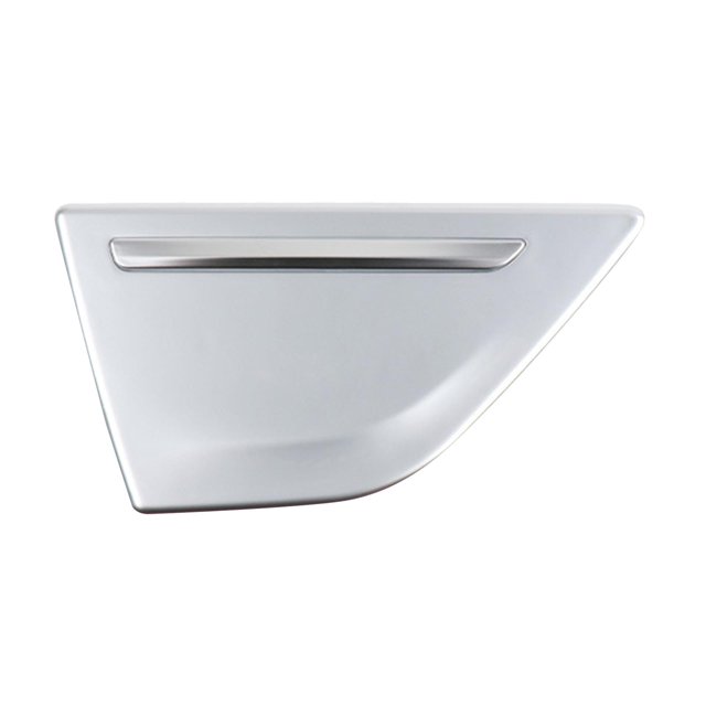 Cubierta del conjunto del cenicero, Accesorios para el automóvil, Decoración interior del automóvil, Parte trasera derecha, Cubierta del panel del cenicero de la puerta del automóvil Plata BLESIY Conjunto de cenicero de puerta