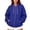 Royal Blue #002, variant on Zip up Hoodies for Women Fall Winter Long Sleeve Drawstring Hooded Sweatshirts Loose Fit Casual Jackets with Pocket L