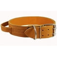 thumbnail image 2 of Tan Genuine Leather 27"x1.75" Wide Handle Collar Fits 20"-24.5" Neck X-Large Great Dane Mastiff, 2 of 2