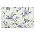 thumbnail image 2 of Small Purple Flowers Retro Style Doormats Welcome Mats Gate Pads Entryway Outdoor 32" x 20", 2 of 8
